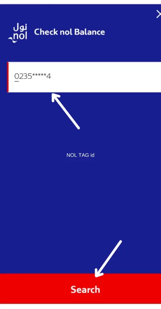 dubai nol card balance check app